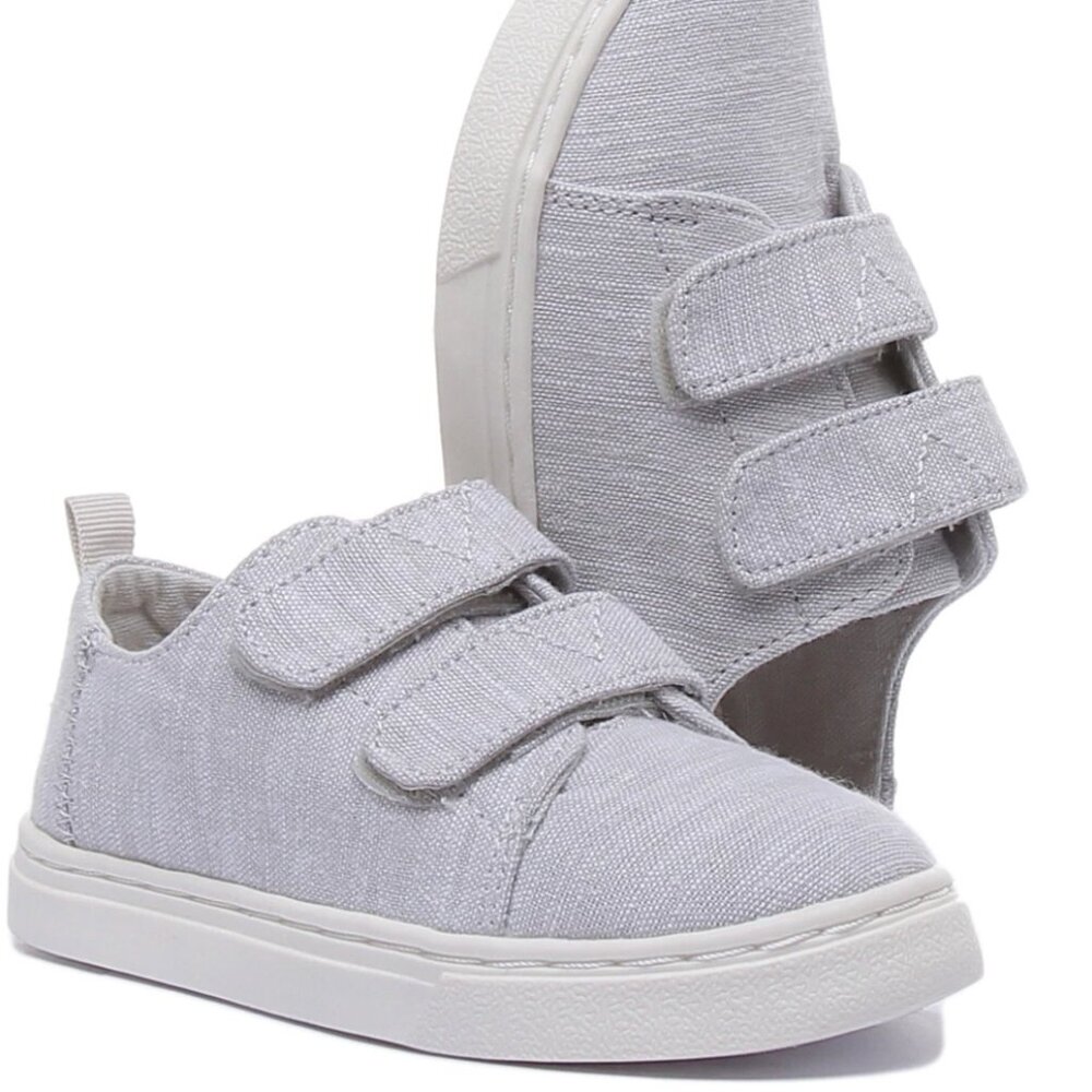 Toms Tiny Lenny Double Strap Size 4 Glacier Gray